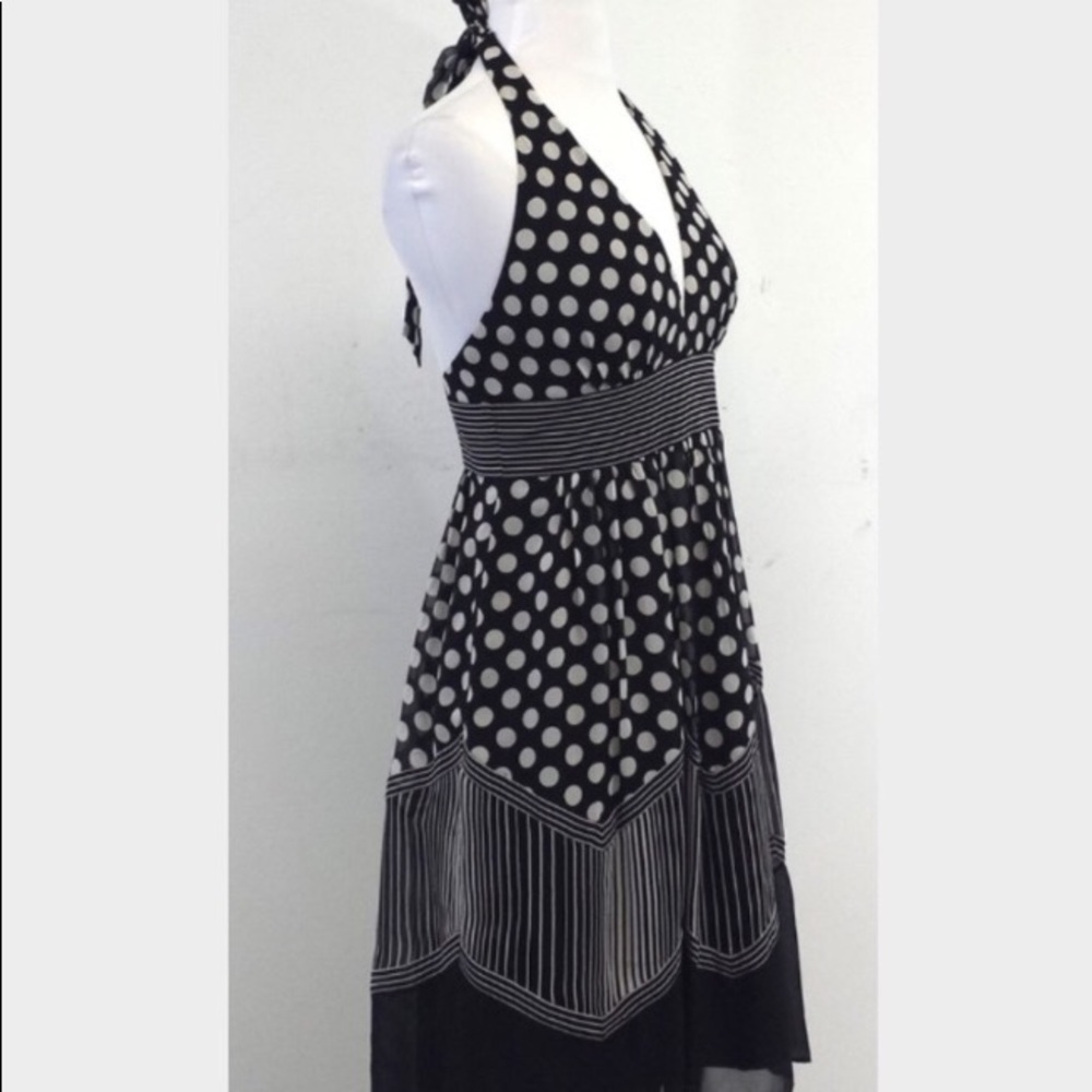 BCBG Silk Halter Dress
